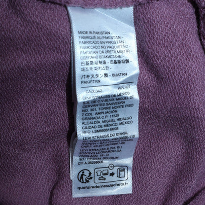 Mens UK Size L Levi's Purple Pullover Sweatshirt