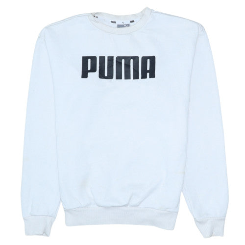 Womens UK Size 8 PUMA White Pullover Sweatshirt