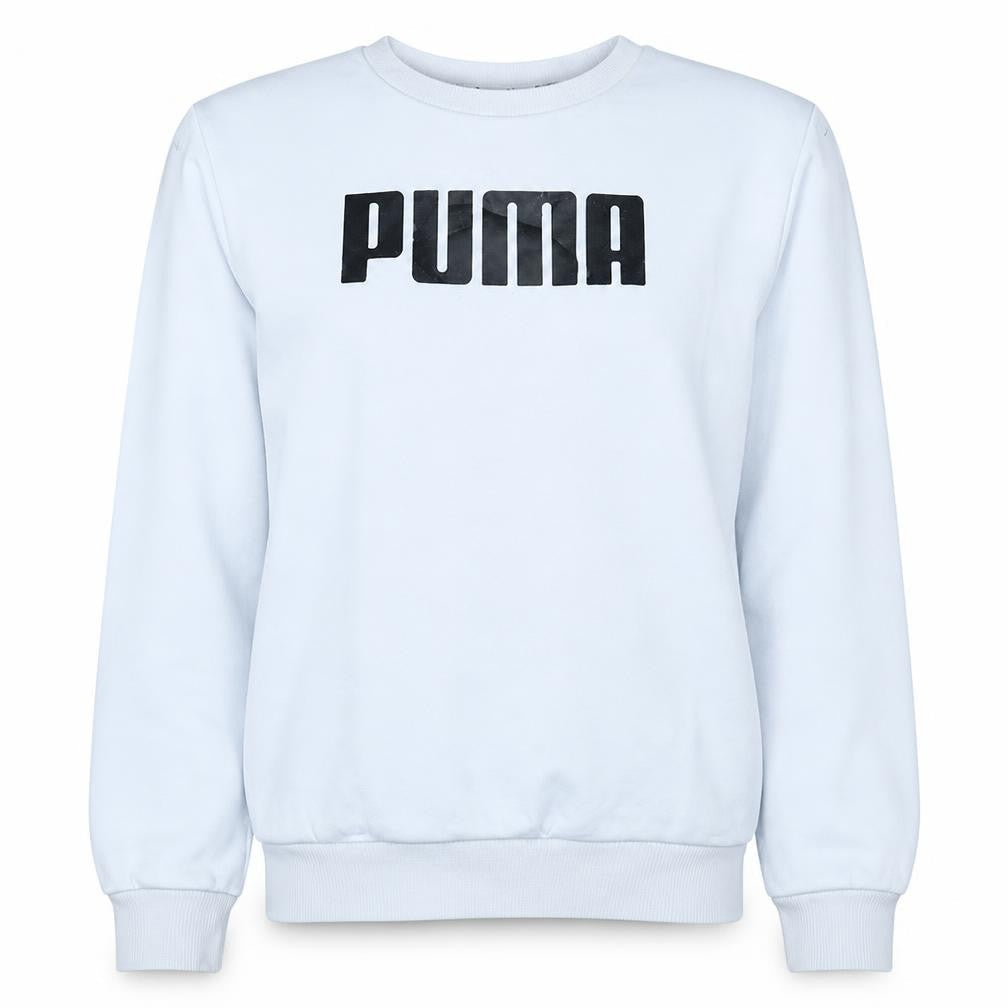 Womens UK Size 8 PUMA White Pullover Sweatshirt