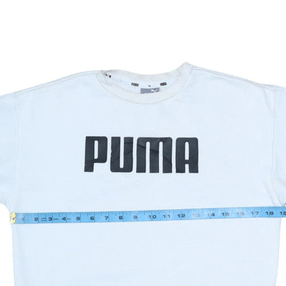 Womens UK Size 8 PUMA White Pullover Sweatshirt