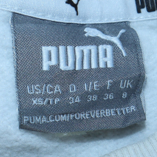 Womens UK Size 8 PUMA White Pullover Sweatshirt