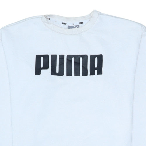 Womens UK Size 8 PUMA White Pullover Sweatshirt
