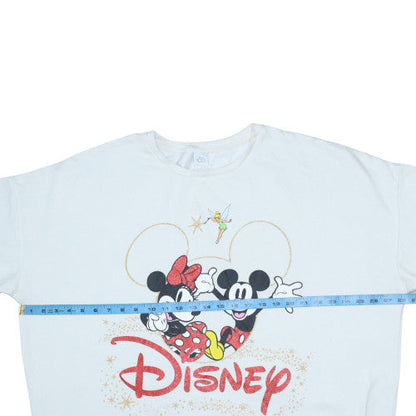 Womens UK Size XL Disney White Pullover Sweatshirt
