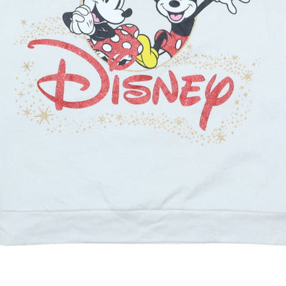 Womens UK Size XL Disney White Pullover Sweatshirt