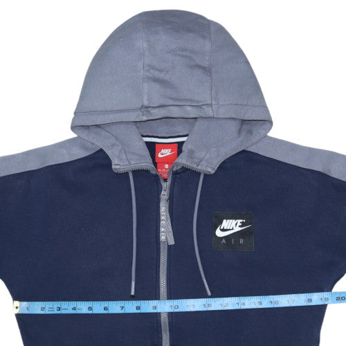 Mens UK Size XS Nike Blue Full Zip Hoodie