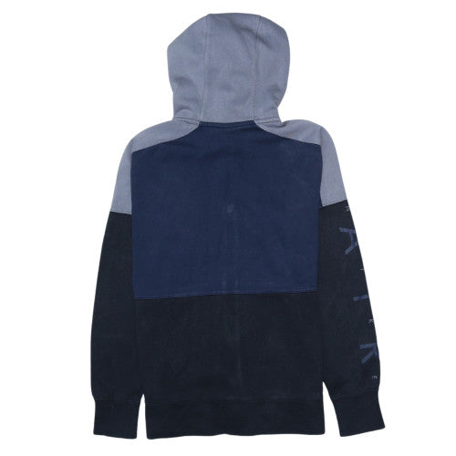 Mens UK Size XS Nike Blue Full Zip Hoodie