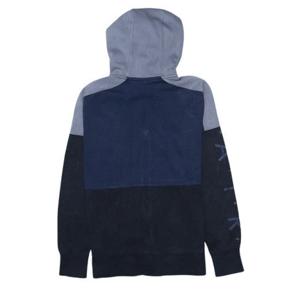 Mens UK Size XS Nike Blue Full Zip Hoodie