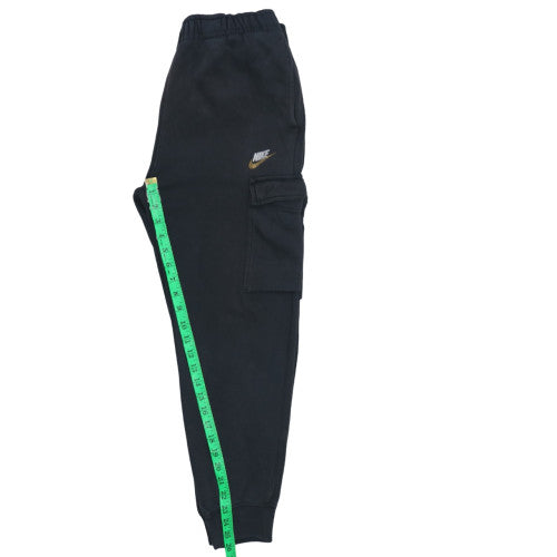 Mens UK Size S Nike Regular Fit Jogger Black Trousers