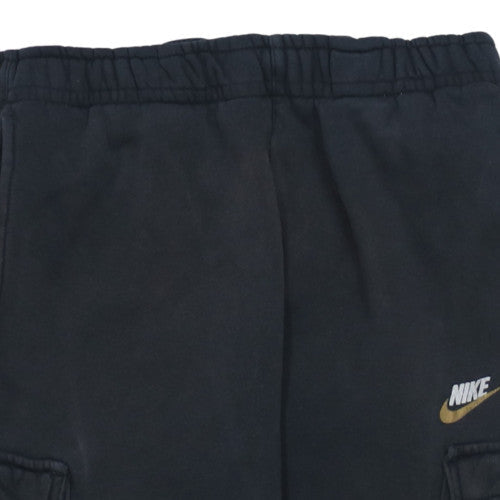 Mens UK Size S Nike Regular Fit Jogger Black Trousers