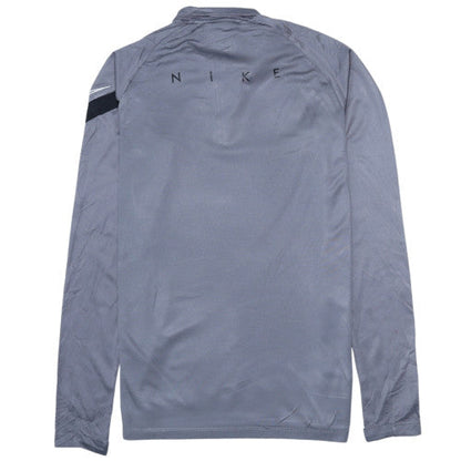 Mens UK Size S Nike Grey 1/4 Zip Sweatshirt