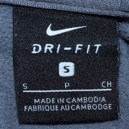 Mens UK Size S Nike Grey 1/4 Zip Sweatshirt