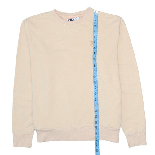 Mens UK Size L FILA Beige Pullover Sweatshirt