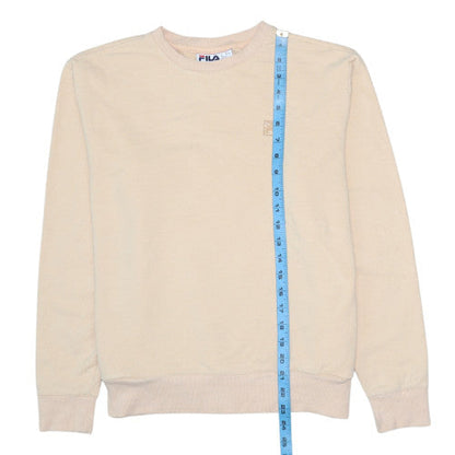 Mens UK Size L FILA Beige Pullover Sweatshirt