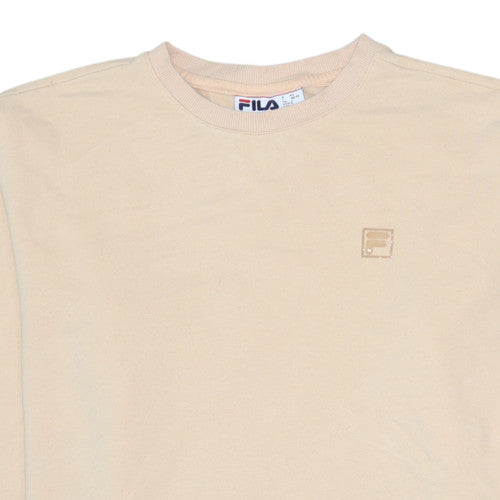 Mens UK Size L FILA Beige Pullover Sweatshirt