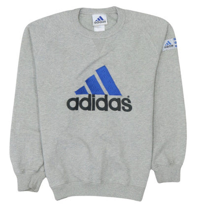 Womens UK Size M adidas Grey Pullover Sweatshirt