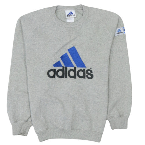Womens UK Size M adidas Grey Pullover Sweatshirt