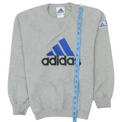 Womens UK Size M adidas Grey Pullover Sweatshirt