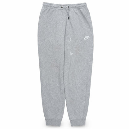 Nike Men Grey Small Jogger Sweatpants Drawstring Waist Elastic Cuffs
