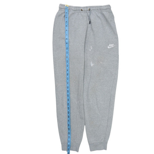 Nike Men Grey Small Jogger Sweatpants Drawstring Waist Elastic Cuffs