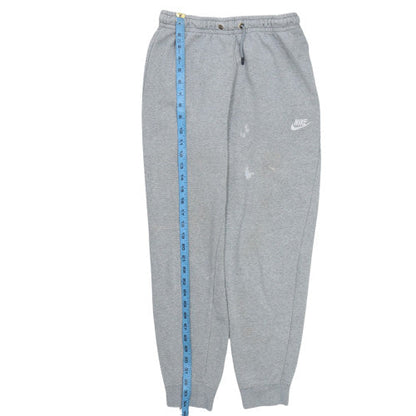 Nike Men Grey Small Jogger Sweatpants Drawstring Waist Elastic Cuffs