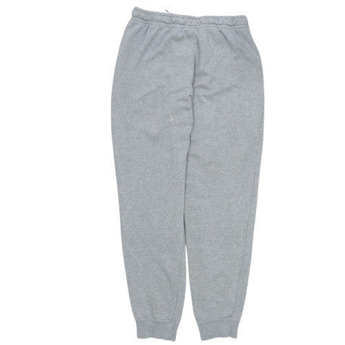 Nike Men Grey Small Jogger Sweatpants Drawstring Waist Elastic Cuffs