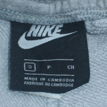 Nike Men Grey Small Jogger Sweatpants Drawstring Waist Elastic Cuffs