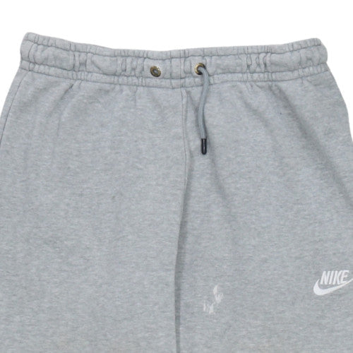 Nike Men Grey Small Jogger Sweatpants Drawstring Waist Elastic Cuffs