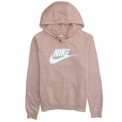 Womens UK Size M Nike Beige Pullover Hoodie