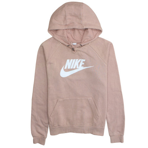 Womens UK Size M Nike Beige Pullover Hoodie