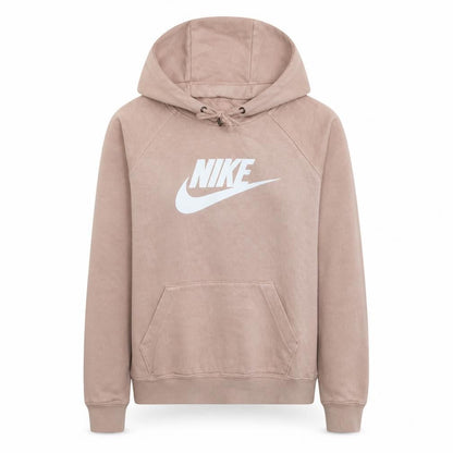 Womens UK Size M Nike Beige Pullover Hoodie