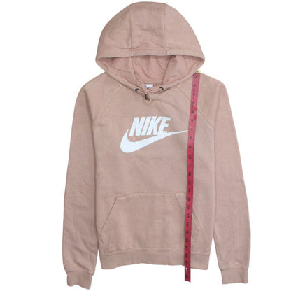 Womens UK Size M Nike Beige Pullover Hoodie