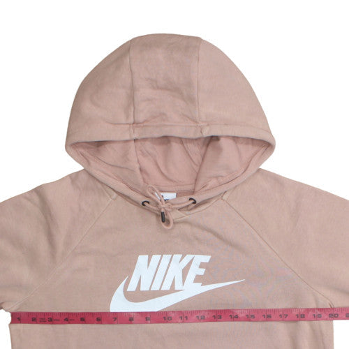 Womens UK Size M Nike Beige Pullover Hoodie