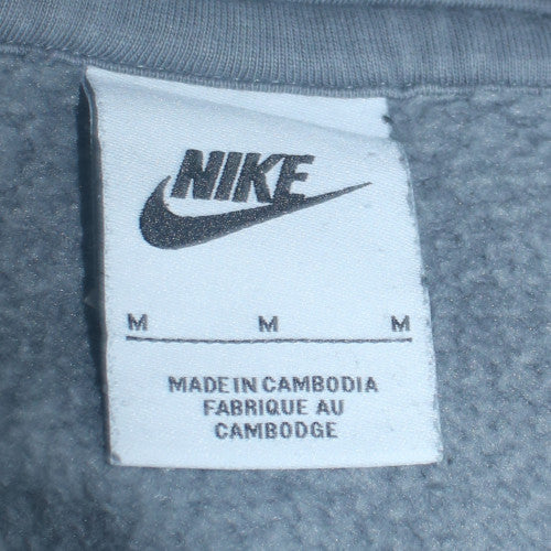 Womens UK Size M Nike Grey Pullover Hoodie