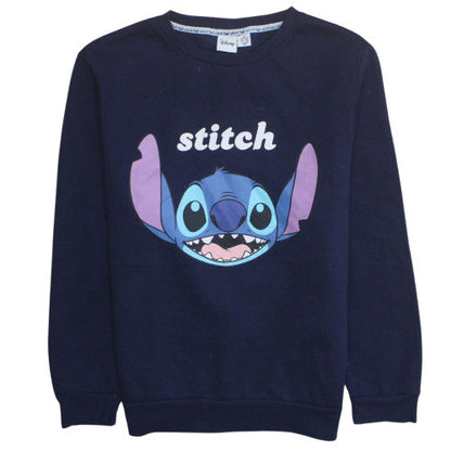 Womens UK Size 12/14 Disney Blue Pullover Sweatshirt