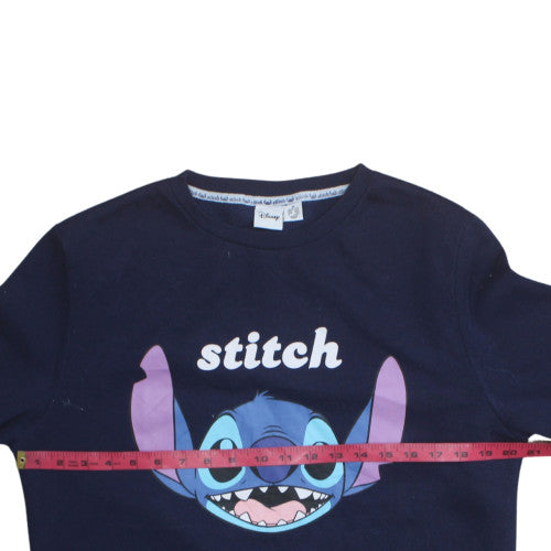 Womens UK Size 12/14 Disney Blue Pullover Sweatshirt