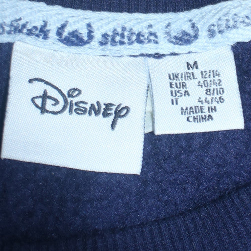 Womens UK Size 12/14 Disney Blue Pullover Sweatshirt