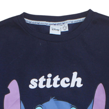 Womens UK Size 12/14 Disney Blue Pullover Sweatshirt