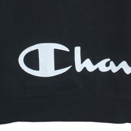 Teens UK Size XL Champion Black Pullover Sweatshirt