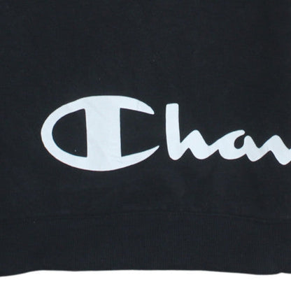Teens UK Size XL Champion Black Pullover Sweatshirt