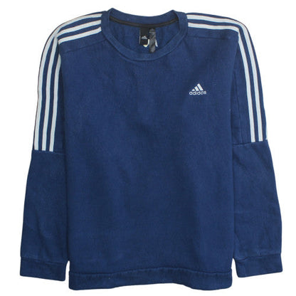 Mens UK Size M adidas Blue Pullover Sweatshirt