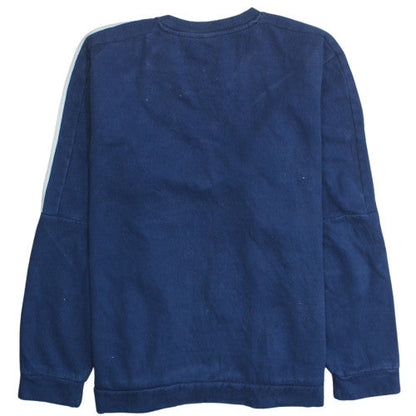 Mens UK Size M adidas Blue Pullover Sweatshirt