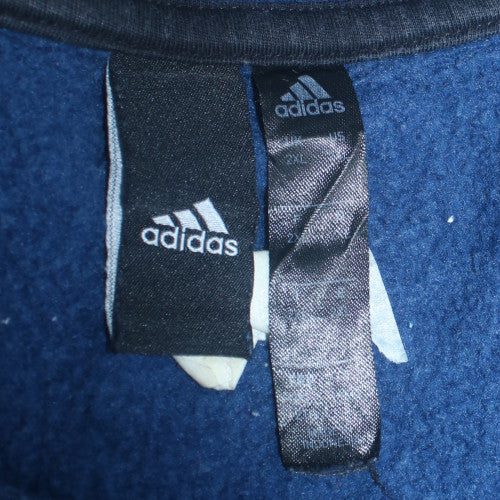 Mens UK Size M adidas Blue Pullover Sweatshirt