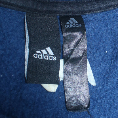 Mens UK Size M adidas Blue Pullover Sweatshirt