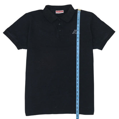 Kappa Men's Black XL Cotton Short Sleeve Polo Shirt