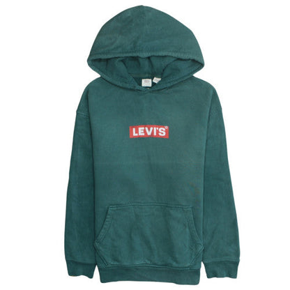 Mens UK Size S Levi's Green Pullover Hoodie