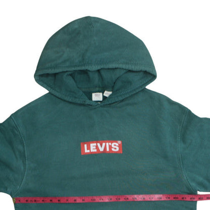 Mens UK Size S Levi's Green Pullover Hoodie