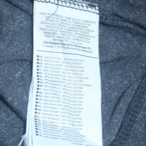 Womens UK Size XS Nike Grey Full Zip Hoodie