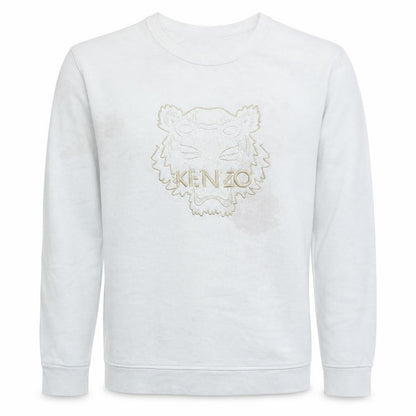 Mens UK Size 2XL KENZO White Pullover Sweatshirt