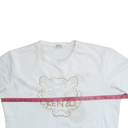 Mens UK Size 2XL KENZO White Pullover Sweatshirt