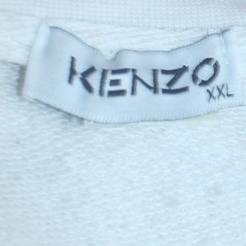 Mens UK Size 2XL KENZO White Pullover Sweatshirt